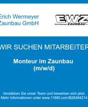 Monteur im Zaunbau (m/w/d)