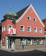 Aussenansicht der Birnbaum-Apotheke