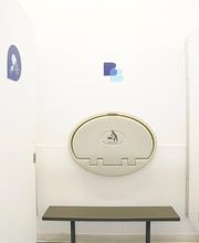 Diaper changing stations in every changing room