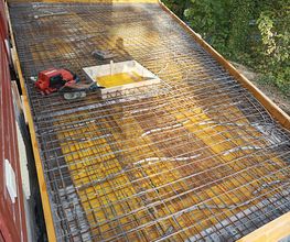 Betondecke Bewehren