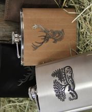 Flachmann mit Lasergravur nach Wunsch