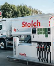 Stolch Energie LKW an Tankstelle