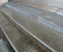 Betonstufen
