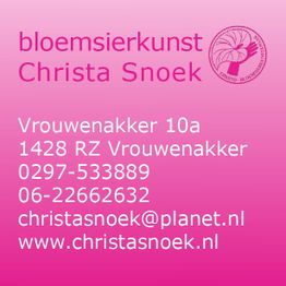 Bloemsierkunst Christa Snoek