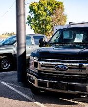 Trucks Parked in a Row