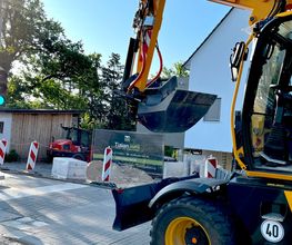 Plasterarbeit-Strasse