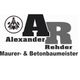 Alexander Rehder Maurer und Betonbaumeister