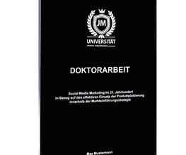 Doktorarbeit drucken und binden mit der Magazinbindung
