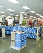 Wide Shot of Interior of Store