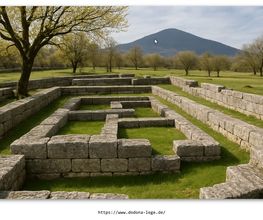 Antike Ruinen des Orakels von Dodona in Griechenland.