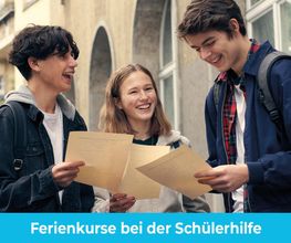 Mit den Ferienkursen der Schülerhilfe Nachhilfe Hemer kann auch Ihr Kind die unterrichtsfreie Zeit nutzen, um Lerninhalte in aller Ruhe zu wiederholen und Wissenslücken zu schließen.