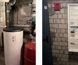 Ölheizungsanlage demontiert und Wärmepumpen-Hybridanlage montiert (Mehrfamilienhaus)
