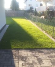 Rasenarbeiten und Pflasterbau am haus