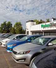 Sedan's Parked in a Row