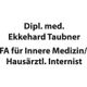 Dr. Taubner Ekkehard FA f. Innere Medizin