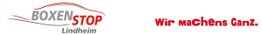 Logo Boxenstop Lindheim e.K., Thomas Gerntke in Altenstadt