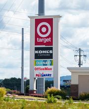 Pylon Signage with Rack Room Logo (If Applicable)