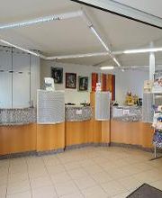 Innenansicht der Geschäftsstelle Aglasterhausen