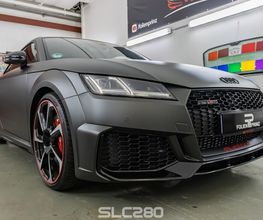 Audi TT foliert in dark grey