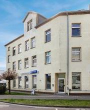 Unser Büro auf der Ecke, Friedrichstrasse und Bahnhofstrasse in Lutherstadt Wittenberg. Früher war hier ein Schlecker.
