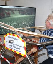 Der wohl erste Lilienthal-Flugsimulator der Welt.