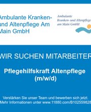 Pflegehilfskraft Altenpflege (m/w/d)