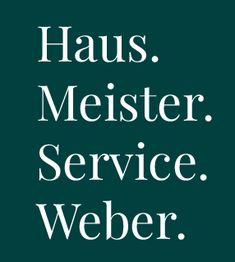 Hausmeisterservice Weber