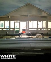 White Aluminum and Windows image 2