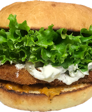 Tzaziki Schnitzel Burger