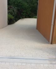 Alvéoles et Gravillon blanc