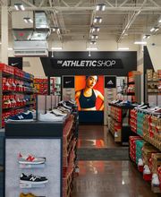 Athletic Shoes Section of Store