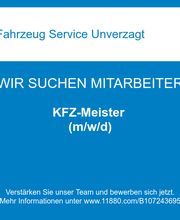 KFZ-Meister (m/w/d)