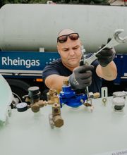 Installation Flüssiggastank - Projekt von Rheingas Krakow