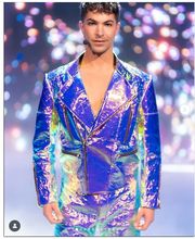 van Soest Stoffe Auffälliges spiegelndes Material für Performance-, Show- und Fashion-Präsentationen