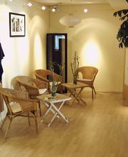 Sitzecke: Vor und nach dem Training noch ein wenig beisammen sein.