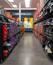 Athletic Shoes Section of Store