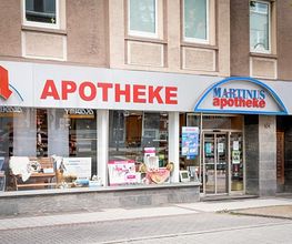 Aussenansicht der Martinus-Apotheke