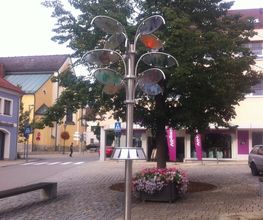 Sonderbau Edelstahl Wegweiserbaum