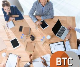 BTC Meeting am Konferenztisch