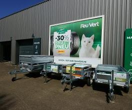 Emportez tout avec vous grâce à nos remorques chez Feu Vert !