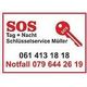 SOS Schlüssel- Schlossservice 24 Std. Notfall- Pikettdienst