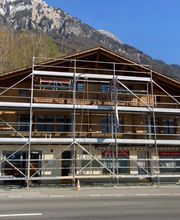 Fassadenrenovation von Malservice Abegglen, Interlaken
