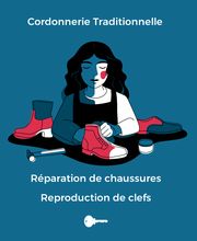 Illustration Complète Cordonnerie.
Réalisation @may.illustration