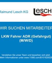 LKW Fahrer ADR (Gefahrgut) (M/W/D)