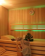 Sauna im Ferienhaus Deichkörnchen Neßmersiel www.nord-sterne.de