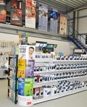 Standortbild Innenraum Lager MEGA eG Greifswald, Großhandel für Maler, Bodenleger und Stuckateure