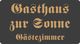 Gasthaus zur Sonne - Fam. Söllner