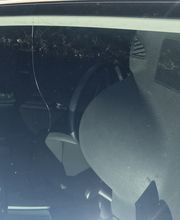 Glasschaden an der Frontscheibe ( vor Reparatur )