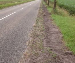 Berm Emmen direct na bewerking