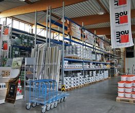 Standortbild Lager MEGA eG Bochum, Großhandel für Maler, Bodenleger und Stuckateure